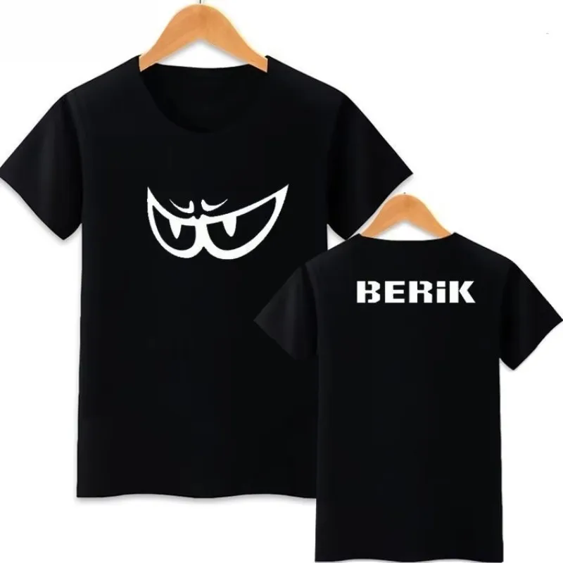 BERIK Big Eye Cycling Suit Motorcycle Clothes Motorcycle Suit Racing Men's and Women's Eye Track Summer Short Sleeve T Shirt