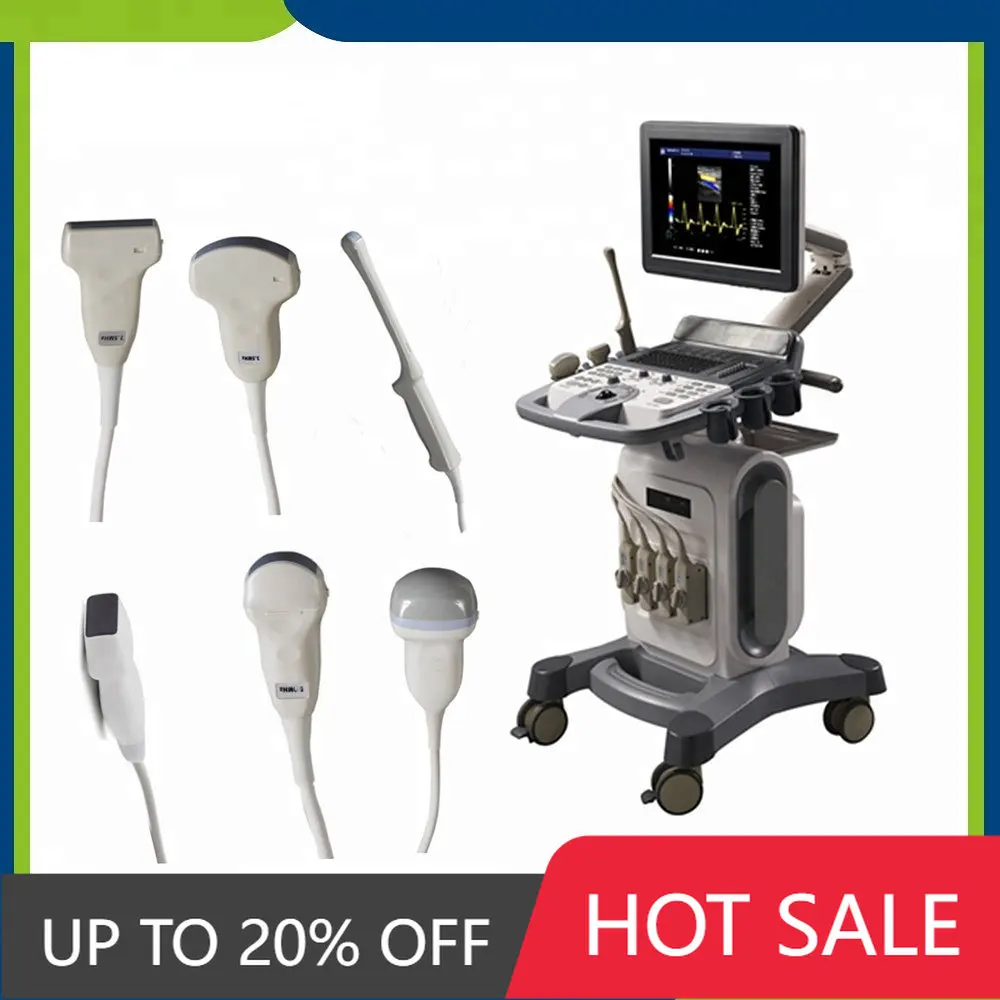 mobile stand 4D color doppler ultrasound price cheaper than  ultrasound