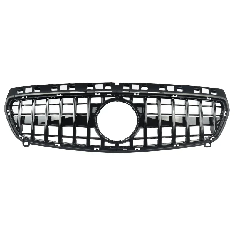 Front Bumper Middle Hood Radiator Grill GTR Grille Hood for Mercedes Benz A Class W176 A200 A250 A45 AMG 2013-2015 Accessories