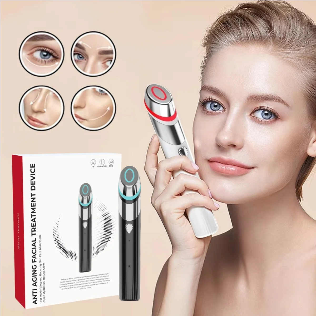 Beauty Face Skin Lifting Device Skin Rejuvenation Facial Whitening Beauty Anti Aging Face Massager For Face Neck