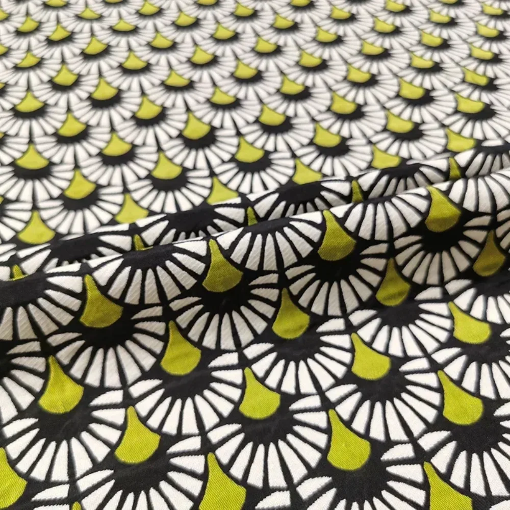 

Ткань жаккардовая с узором «фандай», ткань для одежды, костюмная ткань с цветочным узором, для высокой моды, платьев, брюк, ветровок, для шитья своими руками, продается на метры