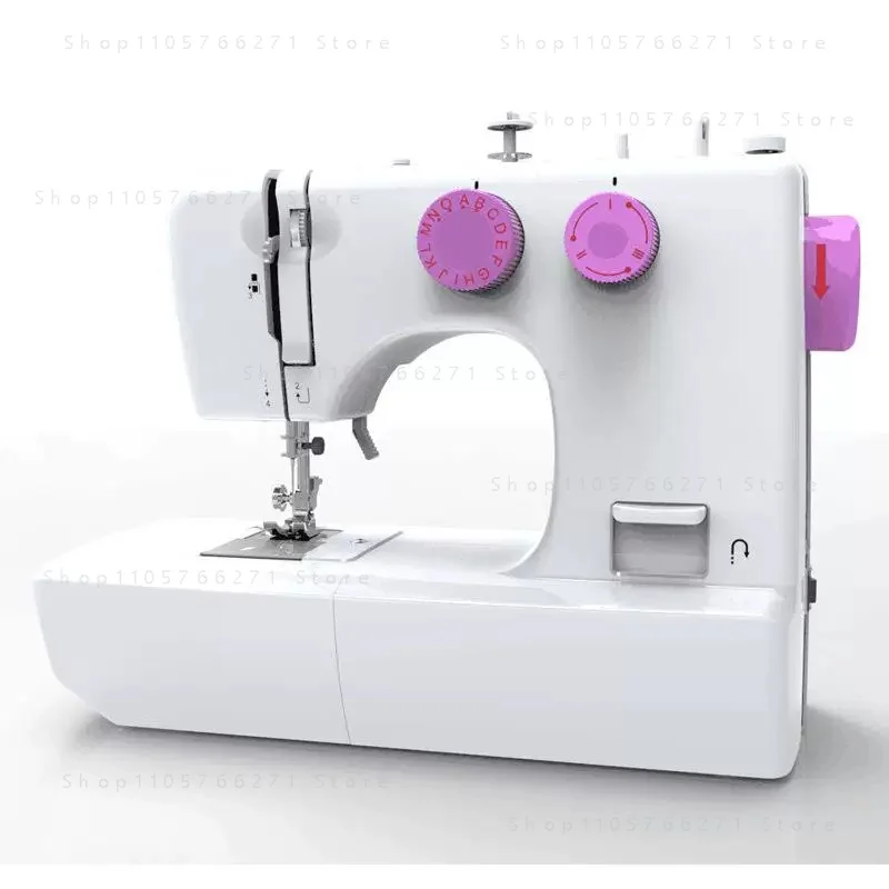 818 Household Multifunctional 45 Thread Type Double Needle Mini Sewing Machine Lock Edge Nail Grommets