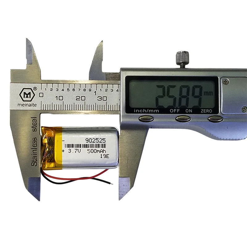 Ultra-Safe 902525 3.7V 500mAh LiPo Battery with PCM Protection for Bluetooth Earphones and Toys 902535 115570 546280 124861
