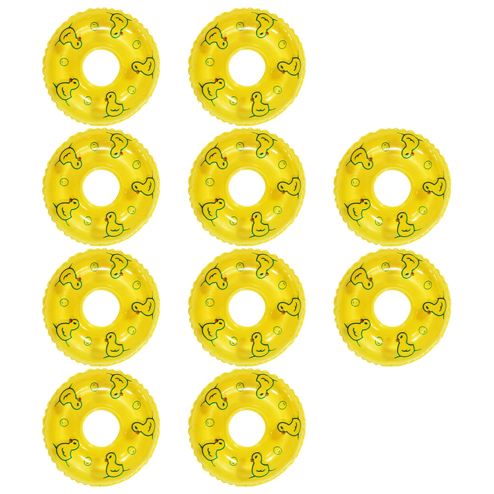 10 szt. Symulowane koła do pływania, precyzyjne detale do dekoracji mini domków, urocze mini koła do pływania do kreatywnych zabaw