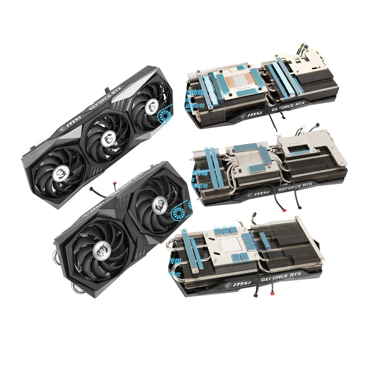 MSI GPU Radiator For MSI RTX3060Ti 3070 3080 3080Ti 3090 3090Ti GAMING X/Z TRIO Graphics Card