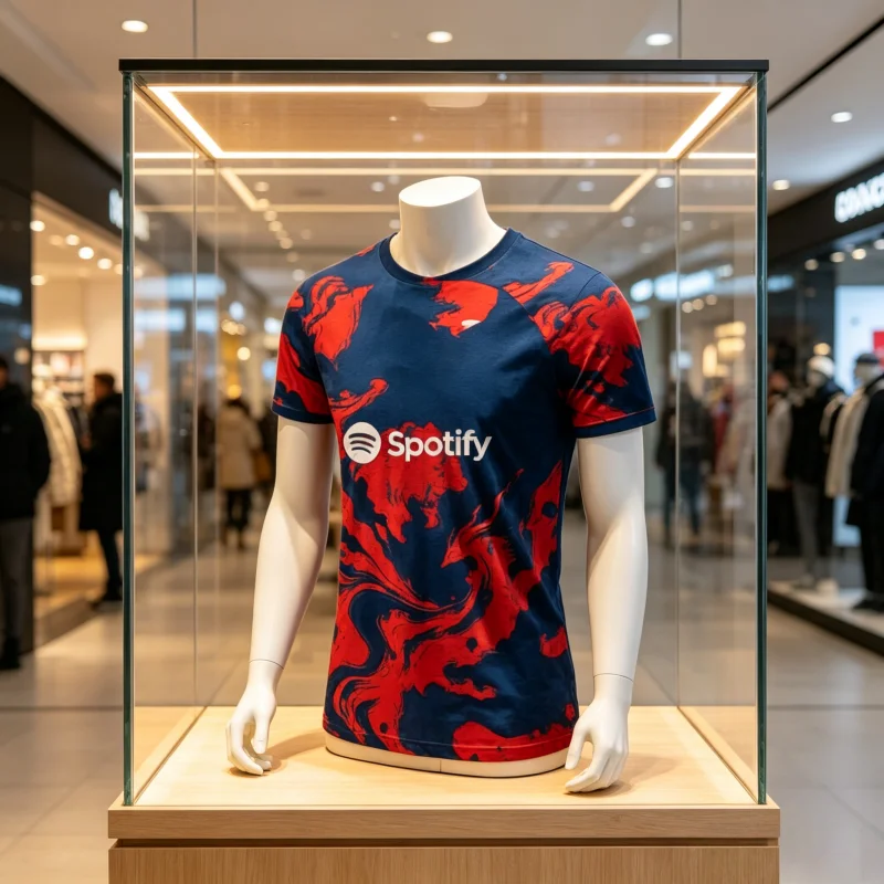 Customized Comfortable and Breathable Quick Drying T-shirt for Barcelona Fans in Summer Minimalist Family Parent Child Clothing