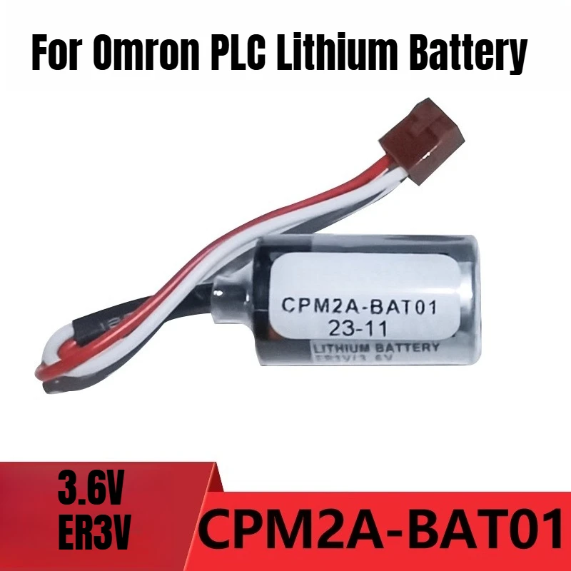 

For Omron PLC Lithium Battery CPM2A-BAT01 3.6V CPM2A CQM1H ER3V