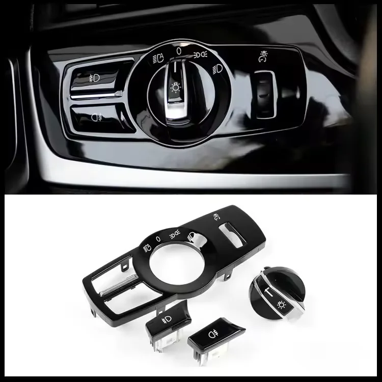 Headlight Switch Button Light Control Panel Fog Light Switch for  5 6 7 Series X3 X4 F10 F11 F18 F07 F01 F02 F04 F25 F26