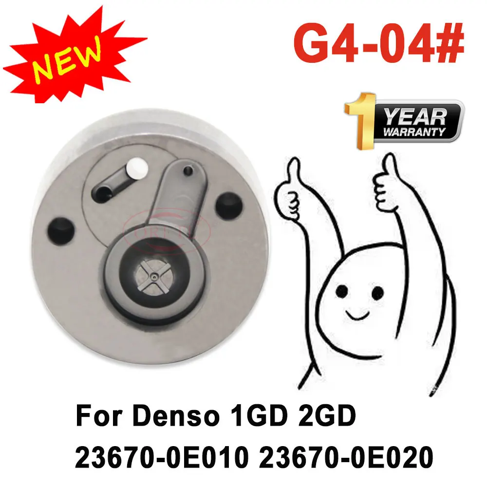 ORLTL G4 Original Piezo Fuel injector Nozzle Valve Plate 04# for Denso Piezo Injector 1GD 2GD 23670-0E020 23670-0E010 2950409440