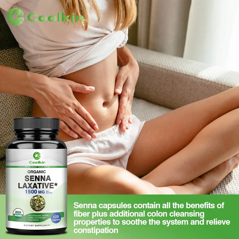 Senna Capsules - Intestinal Cleansing and Detoxification, Digestive Health, Relieves Constipation and Bloating - Image 3