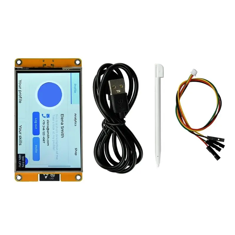 

A73E-ESP32-WROOM-32E Module 4 Inch ESP32 Wifi Bluetooth Development Board 320X480 Onboard ST7796S Driver With Touch