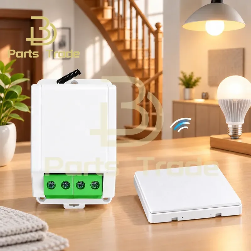220V High Power Ceiling LED Lamp Wireless Remote Control Switch No Wiring Needed Optional 6000W Water Pump Compatible