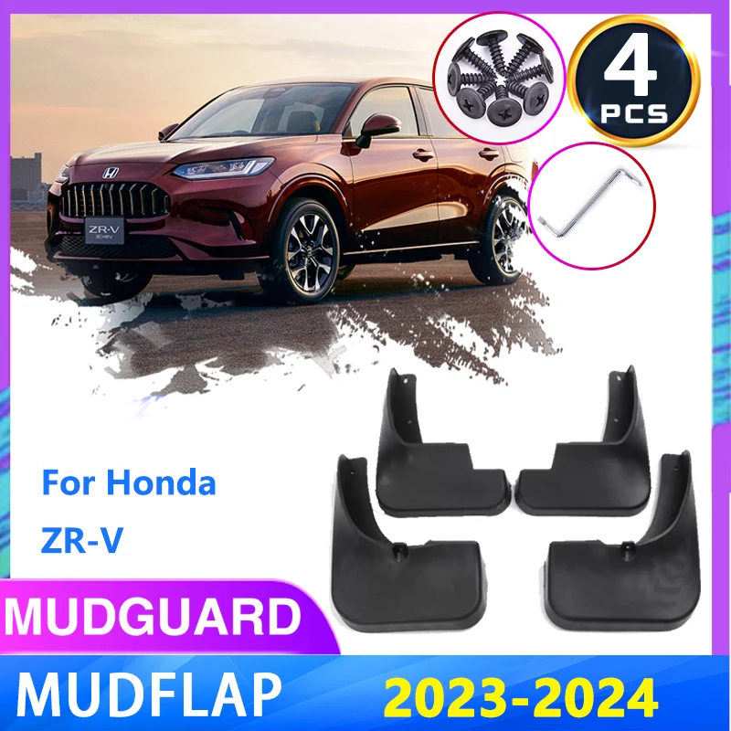 

Mudguards Fit for Honda ZR-V ZR V ZRV RZ 2023 2024 Auto Mudflap Fender Mud Flaps Guard Splash Front Rear Wheel Car Accessories