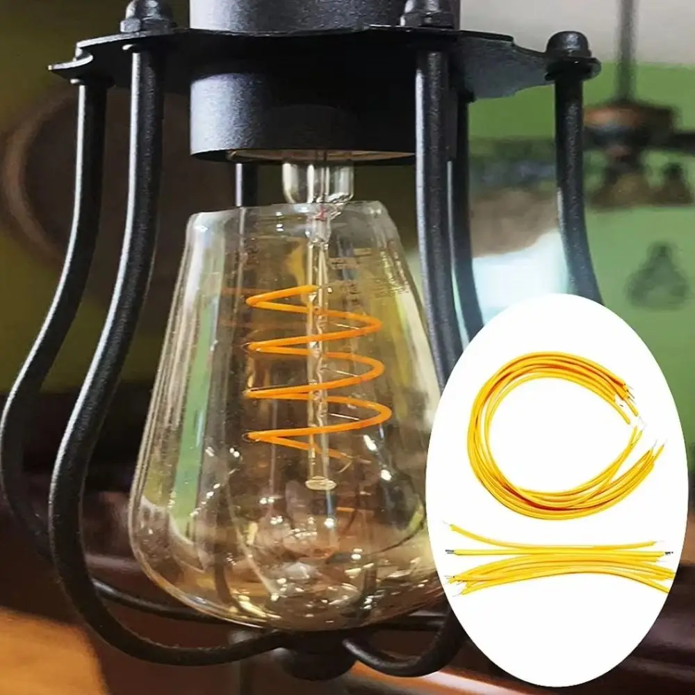 DIY 38mm 60mm LED Filament DC3V Soft LED Bead Incandescent Flexible Filament