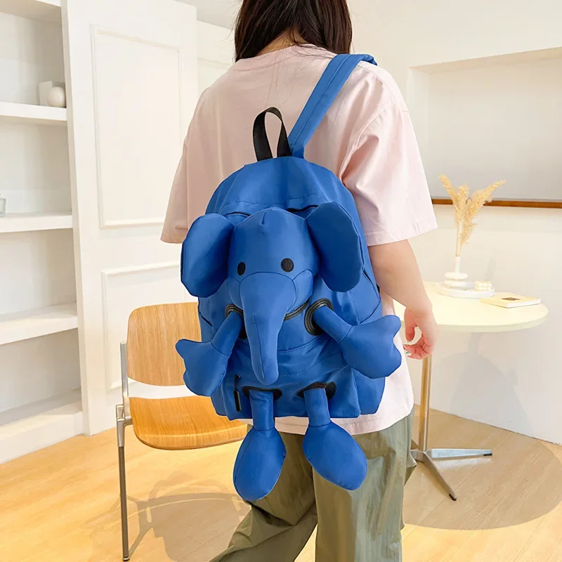 Kids Backpacks for Boy Cute Backpack Elephant Nylon Backpack Large Capacity Toddler Backpack Back To School Bags Mochila Рюкзак