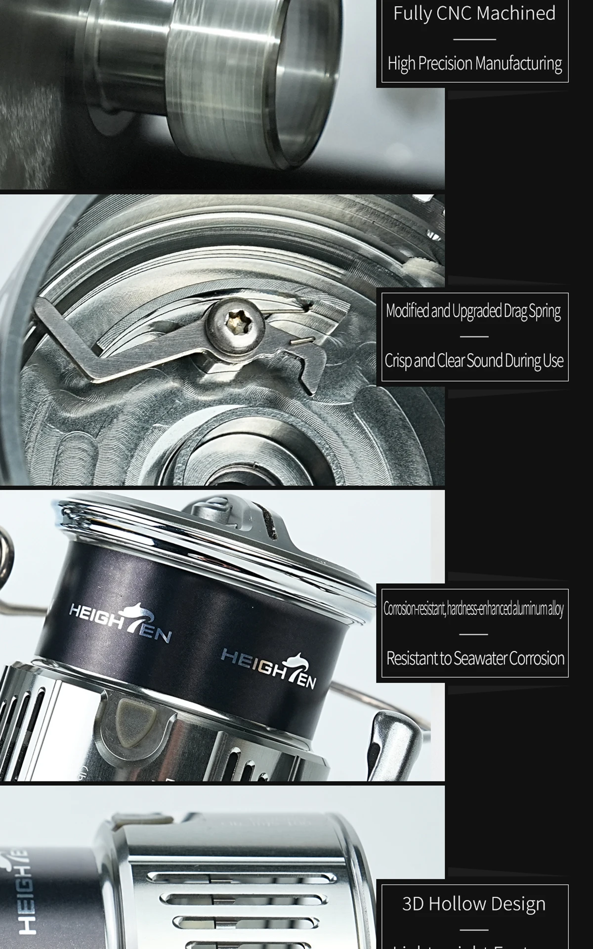 HEIGHTEN Ersatz Flach Spool Für 18/19 STELLA / 20 TWIN POWER / 19 VANQUISH / 19 STRADIC / 20 VANFORD 2500-3000 serie – Detail 4