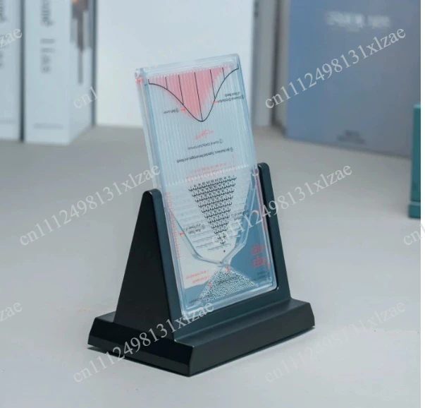 A Galton board normal distribution model scientific desktop ornament, decompression mathematics probability enthusiast gift