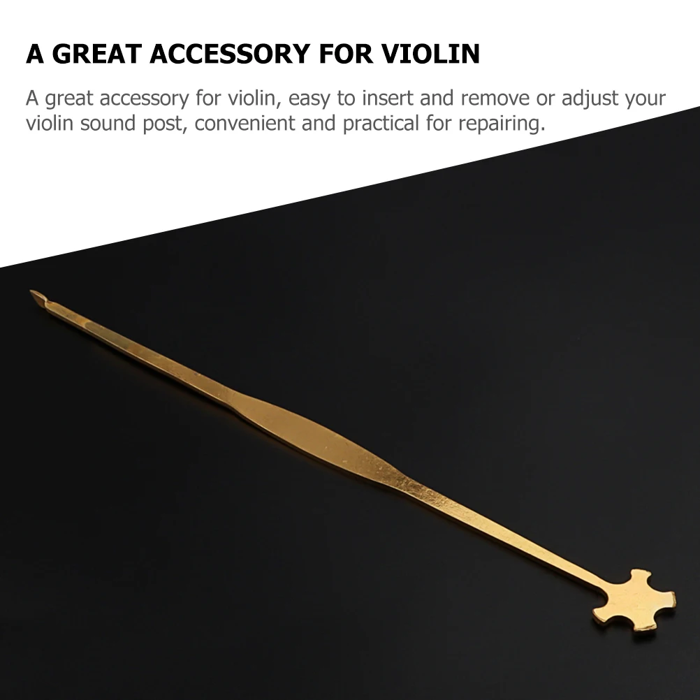 

Premium Alloy Violin Sound Post Setter Durable Rust-Resistant Luthier Easy Insert Remove Repair Accessory For Professional