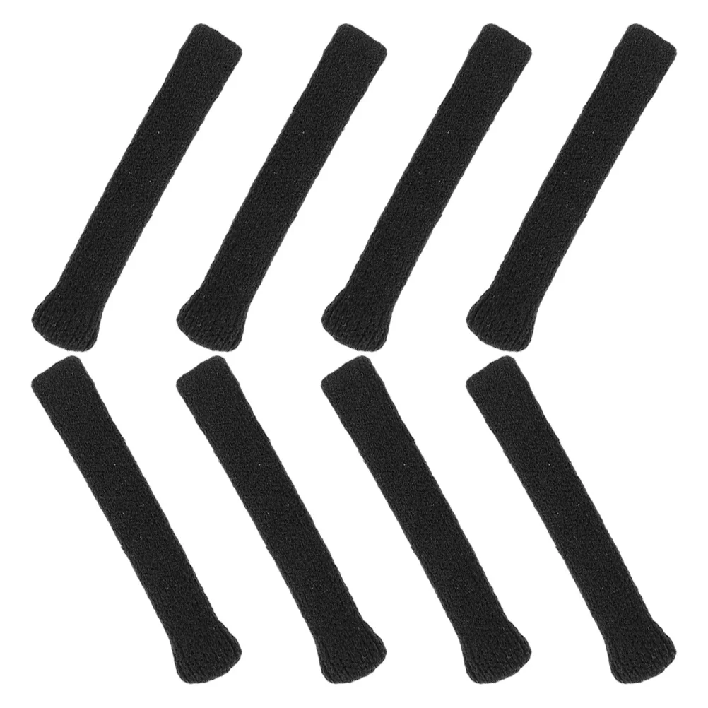 

8pcs slip Glasses Covers Black Eyeglass Ear Cushions Temple Glasses Slip Preventer Tips Slip Preventer Sunglasses Accessories