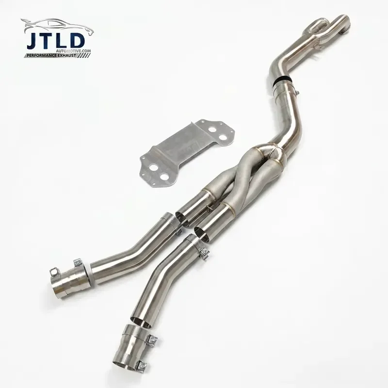 New Arrival Wide Bore SS304 Mid Pipe With Z Pipe & Underbody Shield for BMW G80 M3 G82 M4 S58 3.0T Twin Turbo