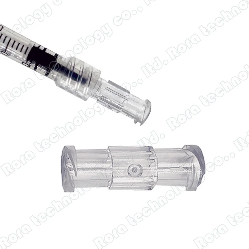 Coupler Luer transparan coupler bening perempuan untuk perempuan Coupler Luer Syringe konektor benang konversi lurus melewati