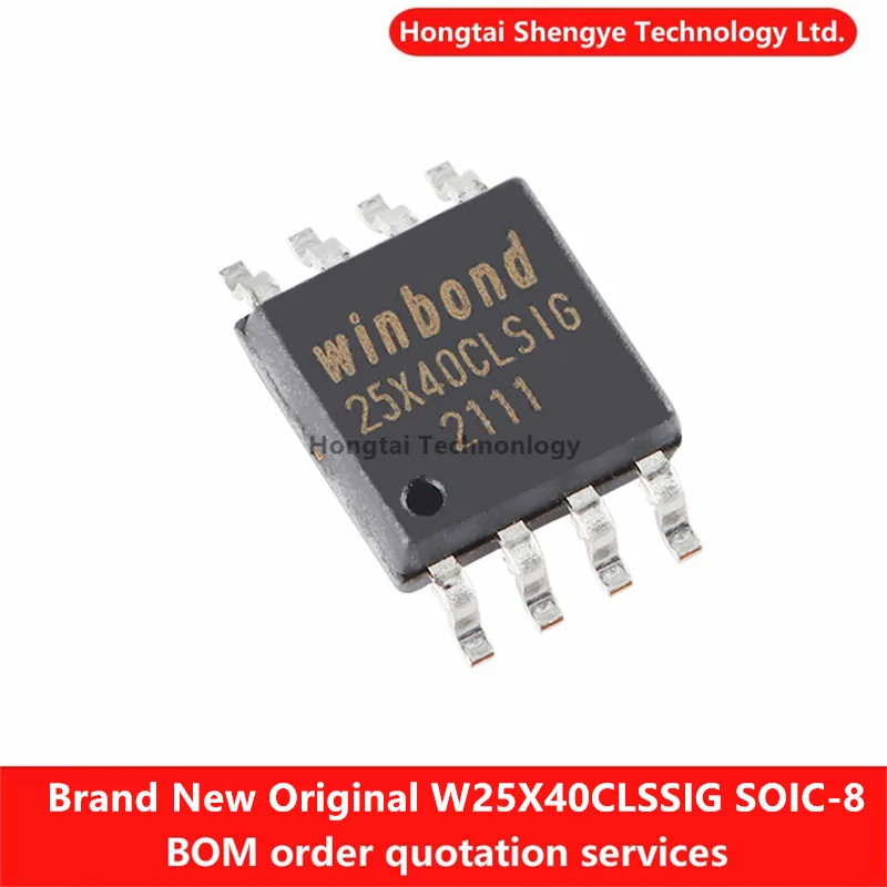 New Genuine W25X40CLSSIG SOIC-8 2.5/3/3.3V 4M-bit Serial Flash Chip