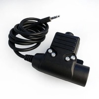 2024 U94 PTT Headset Military Adapter for Z-Tactical for iPhone Cellphone 3.5mm Plug 77UB