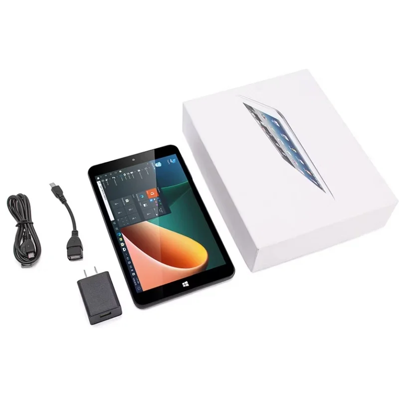Tablettes Windows 10 8" 64 bits 8 Go de RAM 128 Go de ROM Intel Atom x5-Z8300 Quad Core double caméras 1280 x 800 IPS WIFI