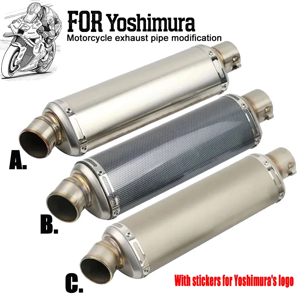 

Универсальная выхлопная труба мотоцикла 51 мм для глушителя Yoshimura Escape Moto с DB Killer, подходит для Duke 200 RC390