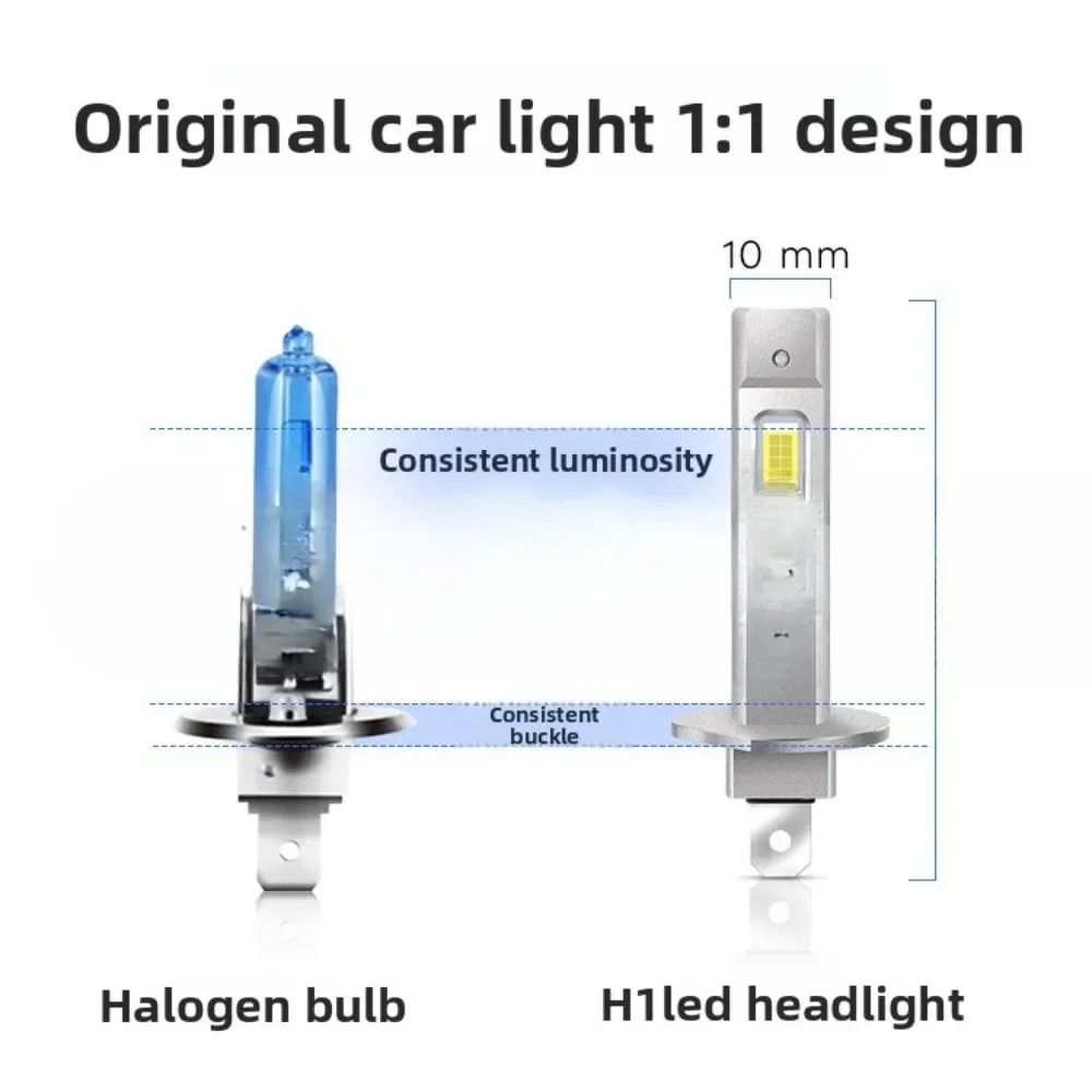 New Arrival Hot Car LED Headlights - H1 Mini Direct Plug 1:1 Design High-Luminance LED Lamps, Factory Outlet