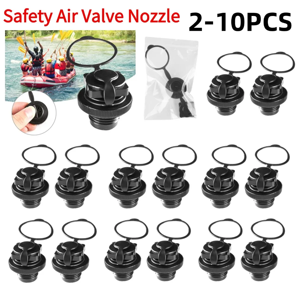2 Stück Matratze Luftmatratze Luftventil Luftventil Düsenkappe Luftmatratze Stecker Ersatz Boston Ventil für Schlauchboot Kajak Floß