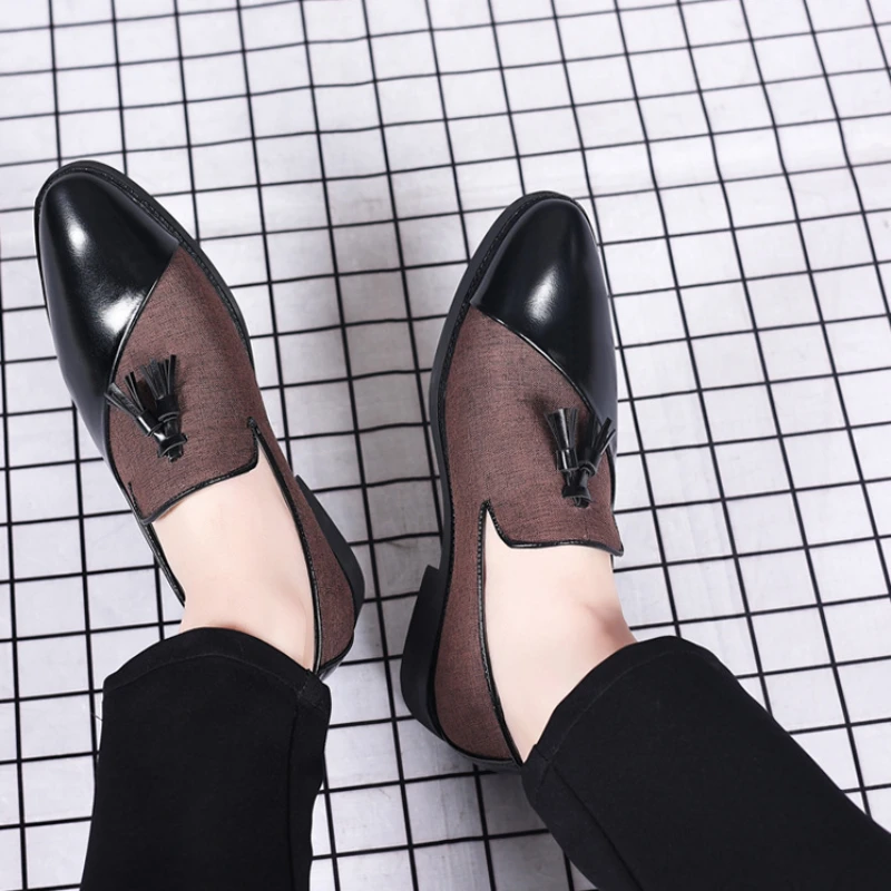 Men\'s Formal Shoes Versatile Men Shoes British Style Business Shoes Fashion Casual Men Loafers 2025 Trend Zapatos Para Hombres
