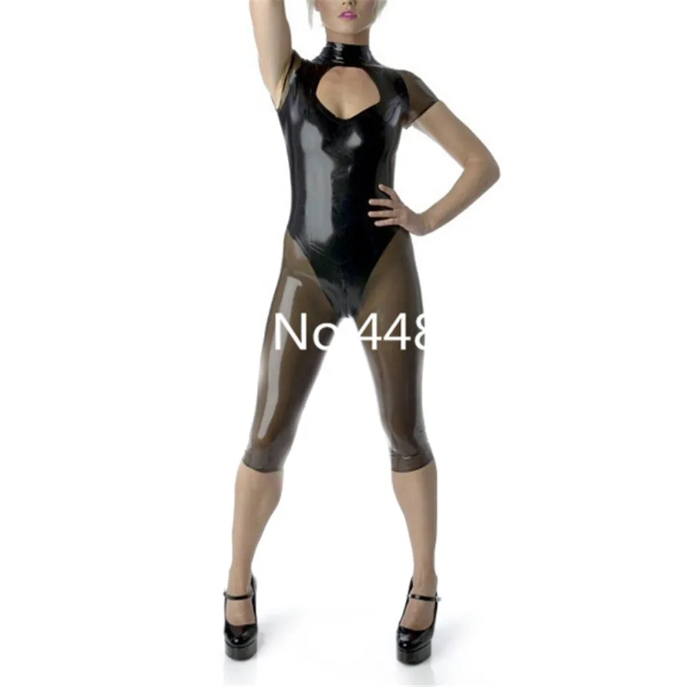 

Latex Catsuit Rubber Girl's Leotard Sexy BodySuit with Back Zipper Handmade Women Cosplay Costumes