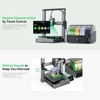 EU Creality Hi Combo 3D Printer 500mm/s Fast Printing Machine with CFS Multicolour Filament Box Built-in RFID Reader Filament