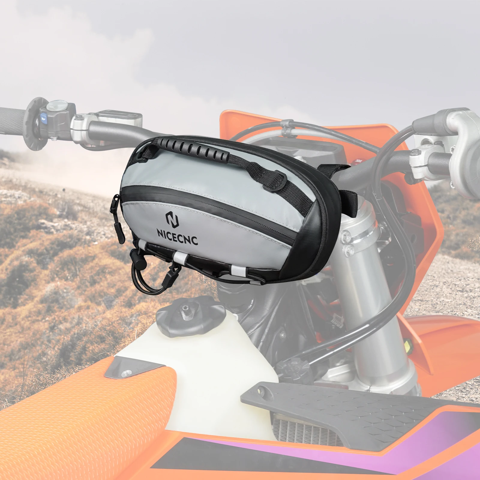 

Сумка на руль мотоцикла, водостойкий велосипед для грязи для Husqvarna TE250i TE300i TE150i Triumph Tiger 800, Tiger 1200 Tiger Sport