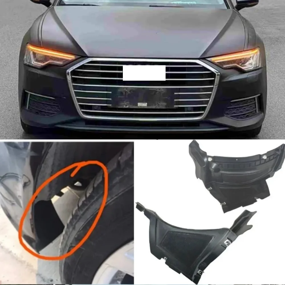 

Front wheel mudguard fender lining For Audi A6 2019-2021
