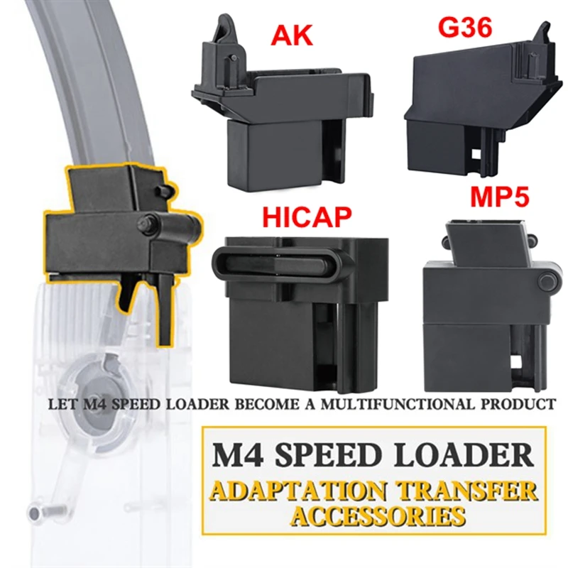 Speed loader g36/ak/mp5/hicap Adapter m4 Speed Loader Inventar ak Vektor Adapter für ak g36 mp5 Holster Magazin Zubehör