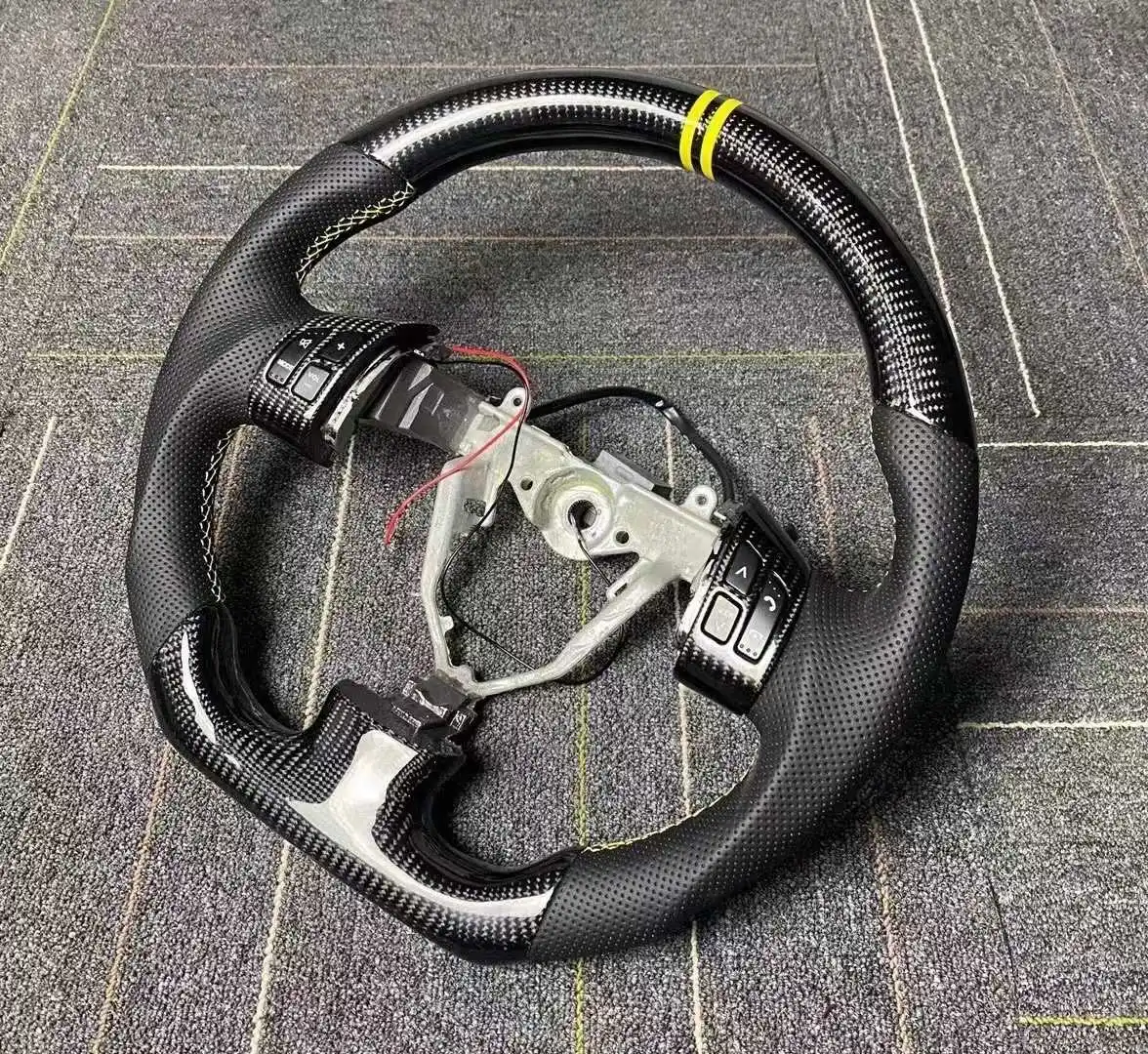Custom Carbon Fiber Steering Wheel For Mazda 3 Mazda 5 Mazda 6 2003 2004 2005 2006 2007 2008 2009