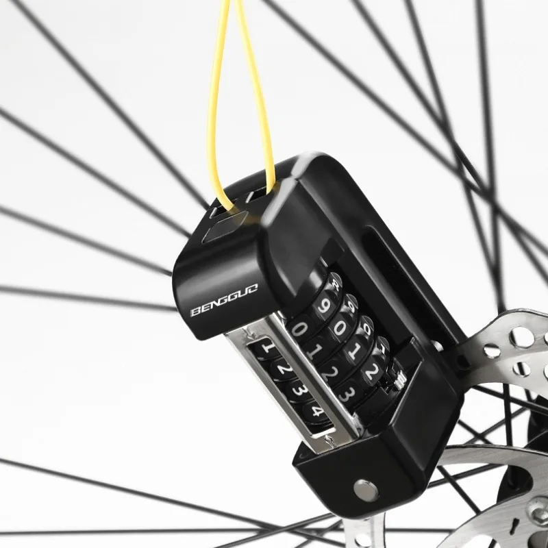 

Велосипедный портативный замок дискового тормоза, противосъемный алюминиевый сплав, водонепроницаемый, пылезащитный, нержавеющий, велосипедный замок, аксессуары для велосипеда