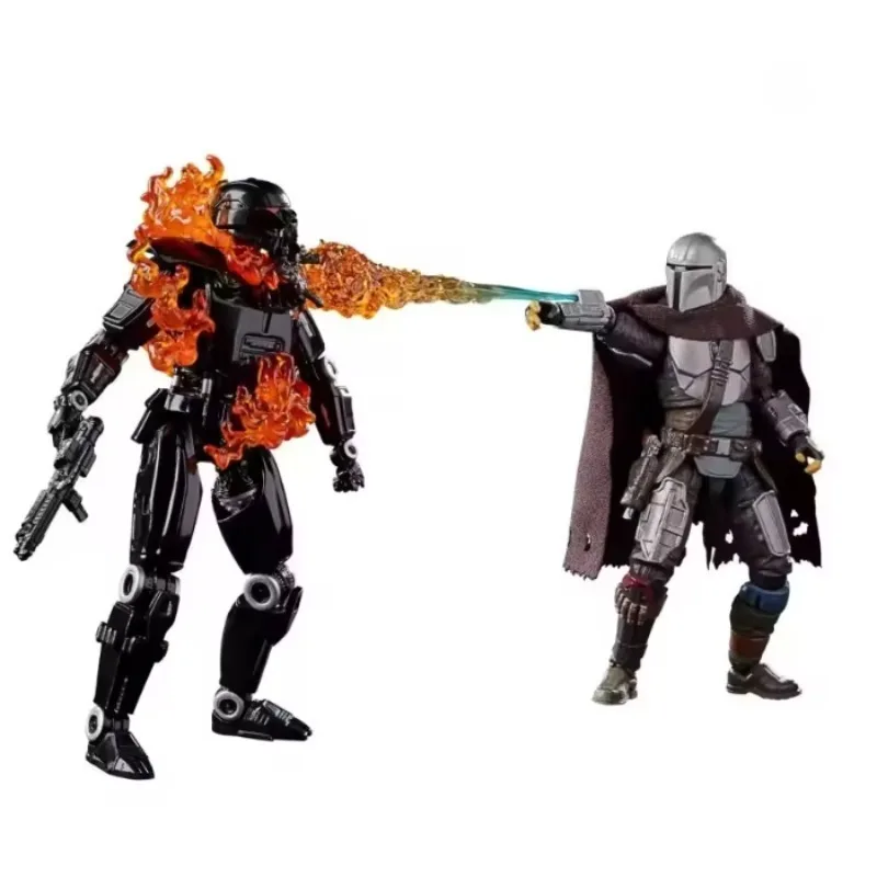 New Original Hasbro STAR WARS The Mandalorian The Rescue Set Dark Trooper Moff Gideon Grog Yoda Action Figure Model