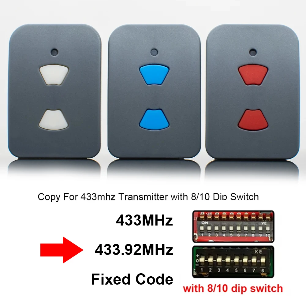 Marantec 433MHz Clone Digital 302 D302 D304 313 Comfort 220 Comfort 250 252 270 AZ021 64176 433,92mhz Fixed Code Gate Opener