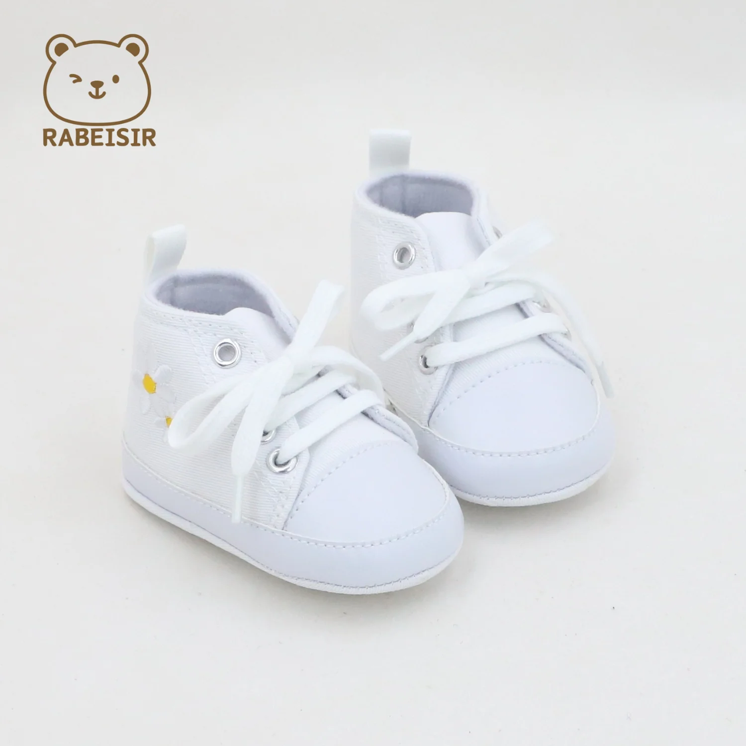 Primavera e outono sapatos de lona das crianças 0-6-12-18 meses sapatos de bebê passo frente sapatos fundo macio antiderrapante e salto não-queda