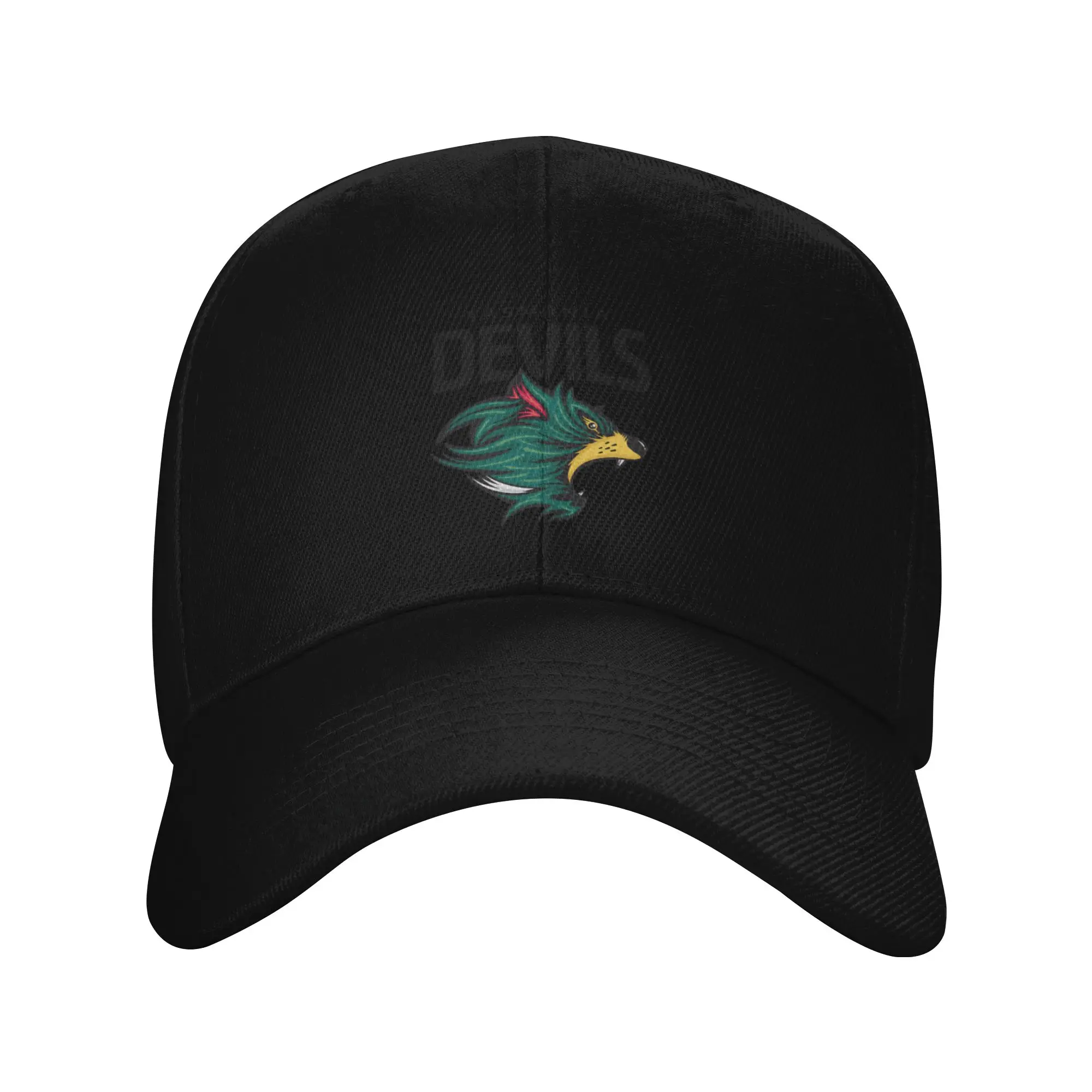 Hot Sale Tasmania Devils Football Club Black Lettering Baseball Cap  Soft Cap Female  Travel Sightseeing Cap Female