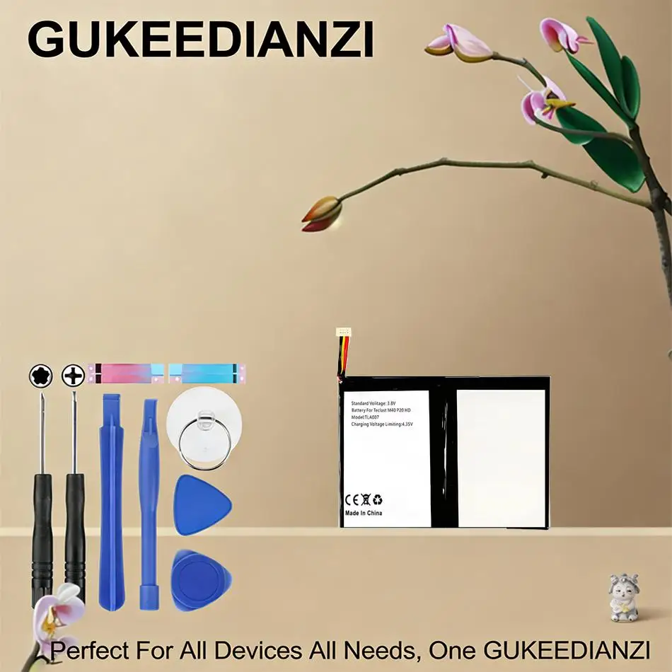 

Аккумулятор для планшета 6000 мАч TLA007, долговечный, для Teclast M40 P20HD, 5-контактный, безопасный