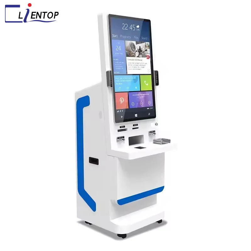 Custom Multi-function All In One Self Service Printing Kiosk Terminal Touch Screen Report Print Document Self Printing Station