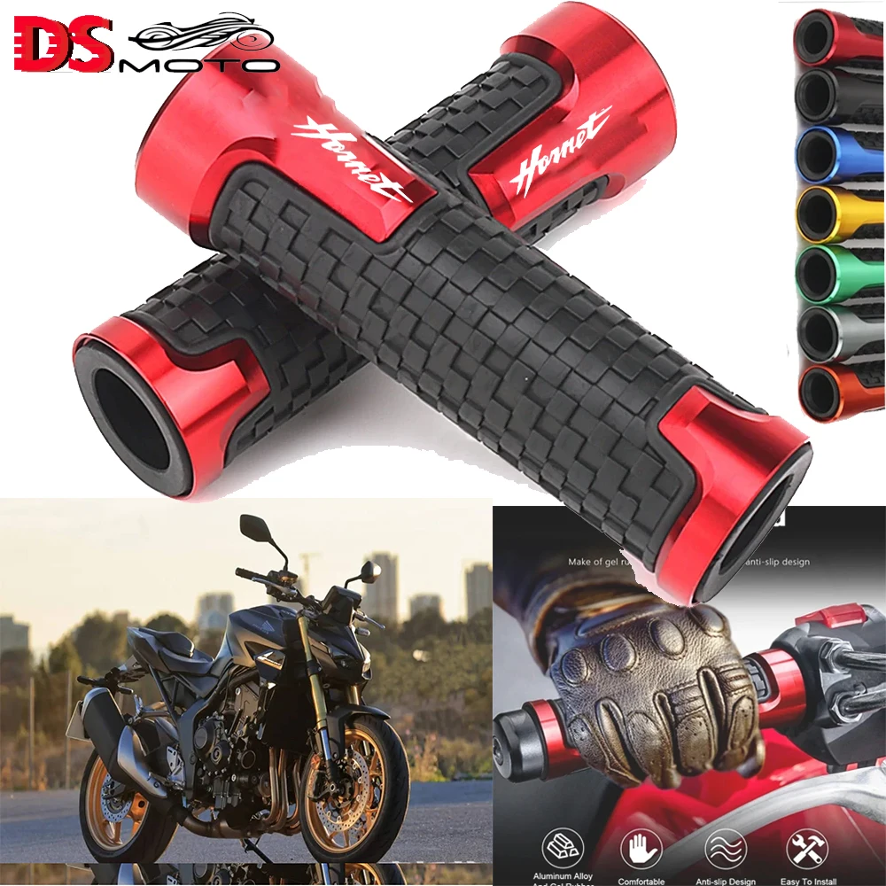 

Logo For HONDA Hornet CB750 CB 750 7/8'' 22MM CNC Handlebar Grips Hot Deal High-Quality Motorcycle Accessories 1 Pair 2024