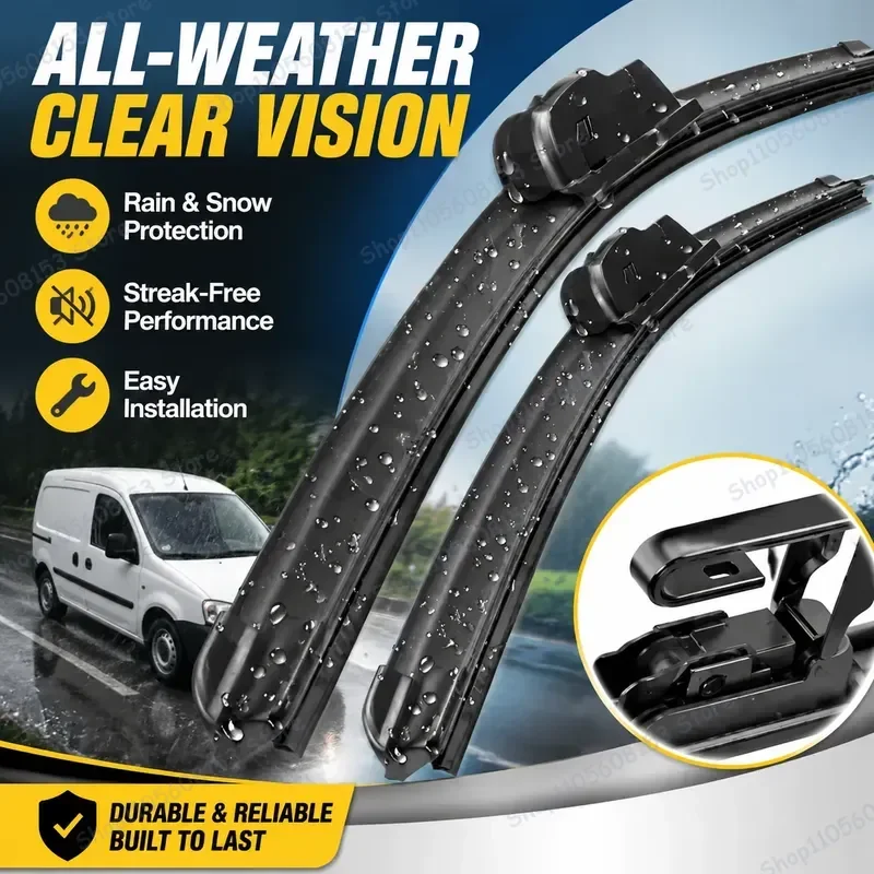 For Mitsubishi Mirage Hatchback 2012-2022 Wiper Blades 21 Inch Front 14 Inch Rear Windshield Wipers All Weather Replacement