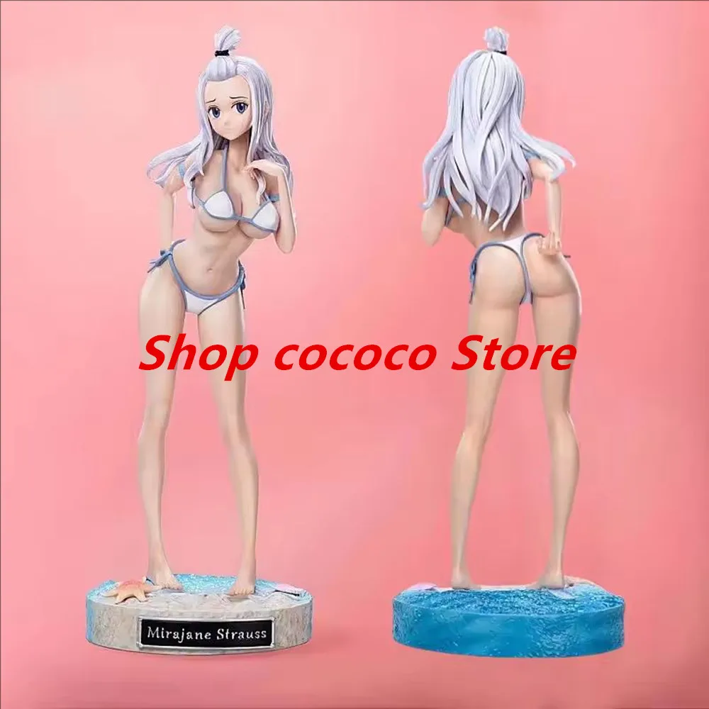 

FAIRY TAIL Mirajane Strauss купальник кролик фигурка девушки ПВХ аниме экшн-игрушка для взрослых коллекция модель куклы подарок