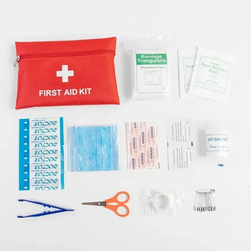 Borsa piccola con cerniera Borsa per kit di pronto soccorso Borsa di sopravvivenza di emergenza Stampa logo Regali promozionali