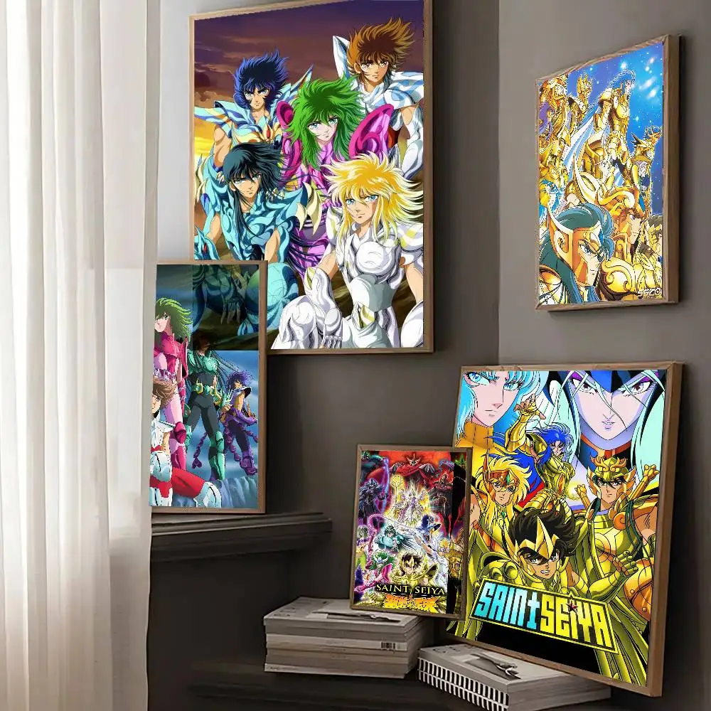 Anime S-Saint Seiya Poster And Prints Wall Art Pictures For Modern Bedroom Game Room Home Decor